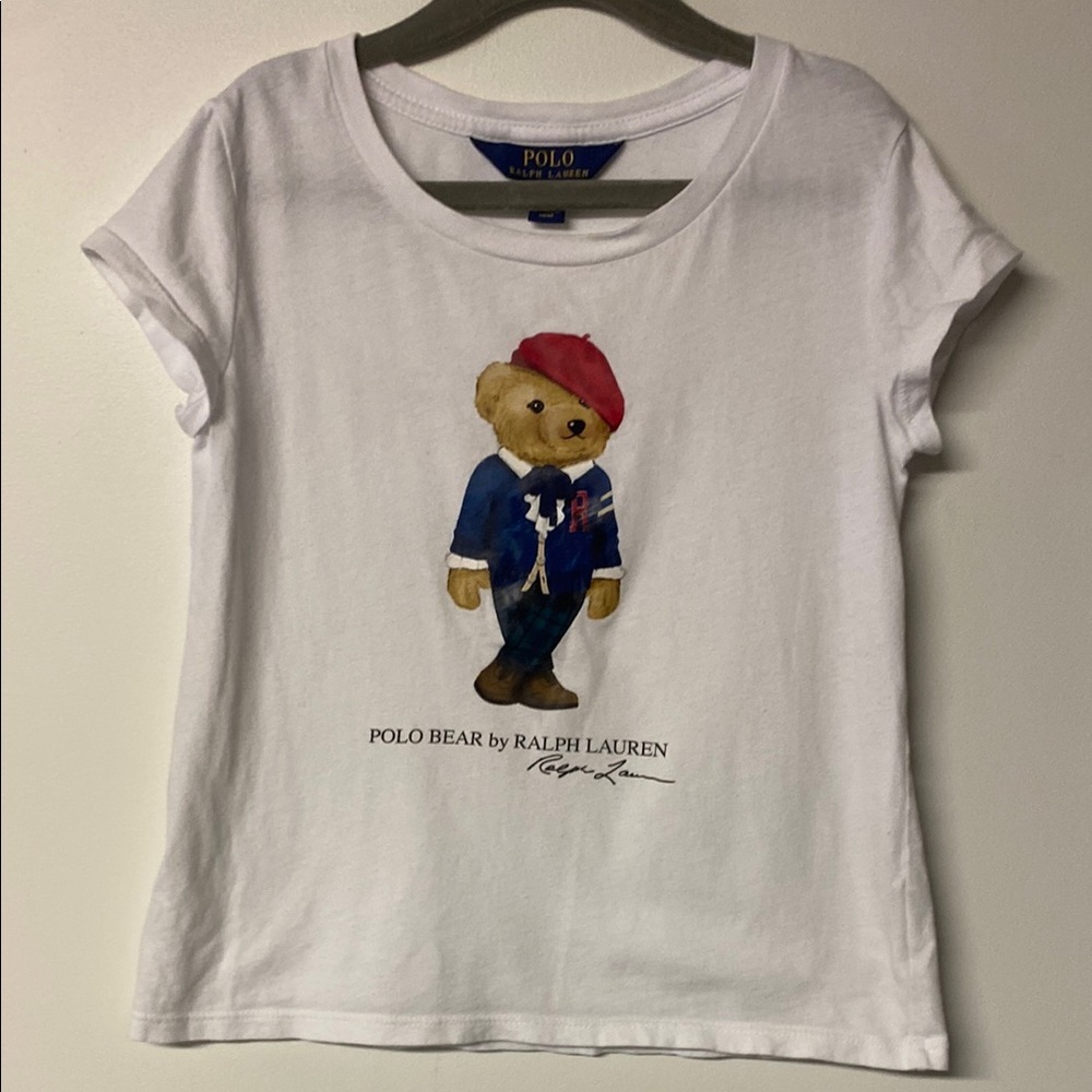 Polo by Ralph Lauren Kids White Bear Graphic T-Shirt